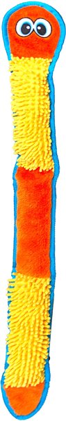 Outward Hound Invincibles Squeaky Stuffing-Free Plush Dog Toy, Nubby Snake slide 1 of 9