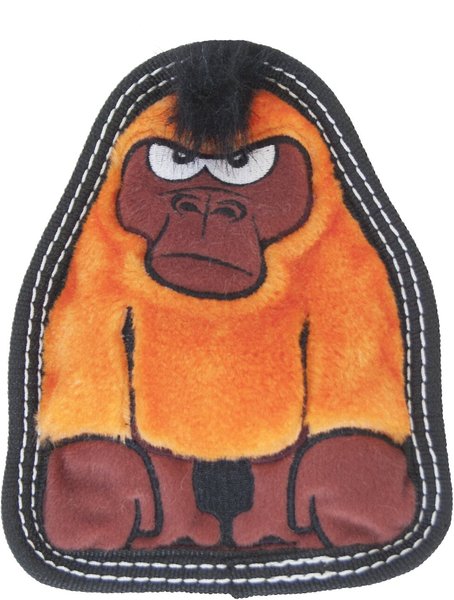 Outward Hound Tough Seamz Squeaky Plush Dog Toy, Gorilla, Small slide 1 of 7