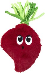 Outward Hound Fetchtablez Squeaky Plush Dog Toy, Beet