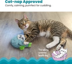 Catstages Purr Pillow Snoozin' Sloth Calming Plush Cat Toy slide 2 of 7