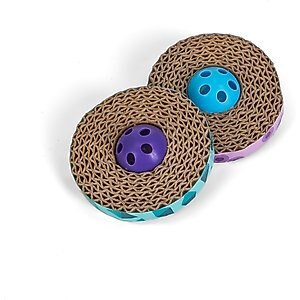 Catstages Spin & Scratch Cat Toy, 2 count