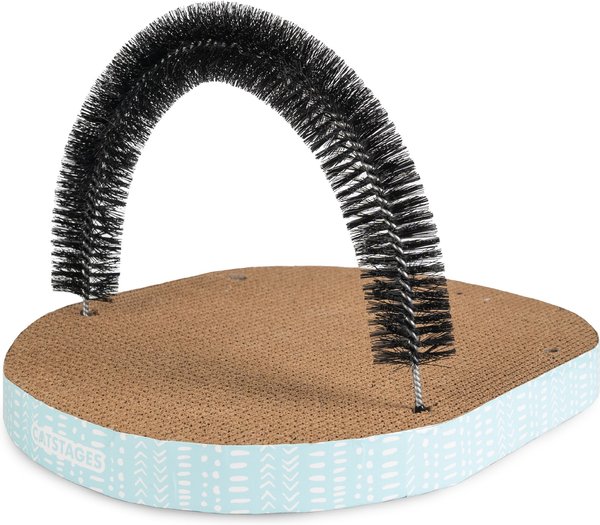 Petstages Scratch & Groom Scratch Pad & Grooming Brush Cat Toy slide 1 of 9