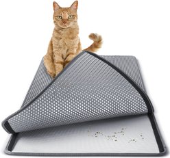 Paws & Pals Cat Litter Trapping Mat, Grey