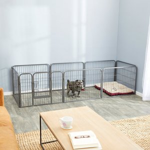 Paws & Pals Heavy Duty Portable Wire Dog Playpen, 24-in