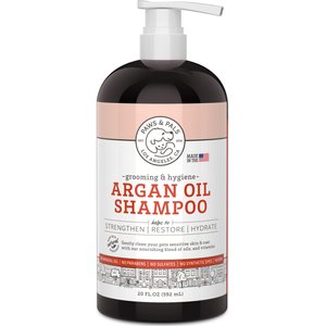 Paws & Pals Natural Argan Dog & Cat Shampoo, 20-oz bottle