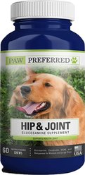 Paw Preferred Hip & Joint Glucosamine Dog Supplement, 60 count slide 1 of 4