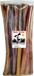 Downtown Pet Supply 12" Bully Stick Dog Treats, 4 count