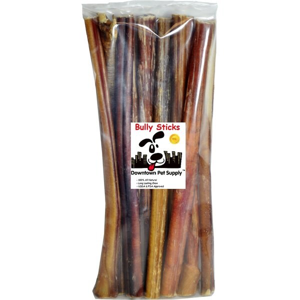 DOWNTOWN PET SUPPLY 6" Bully Sticks Dog Treats, 10 pack