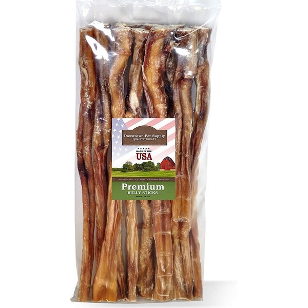 Downtown Pet Supply 12" Premium Bully Stick Dog Treats