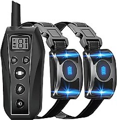 GroovyPets 650 Yard Waterproof Dog Training Shock Collar, 2 collars slide 1 of 7