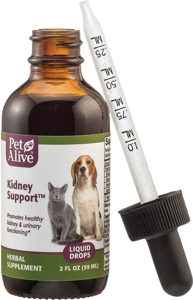 PetAlive Kidney Support Dog & Cat Supplement, 2-oz bottle slide 1 of 4