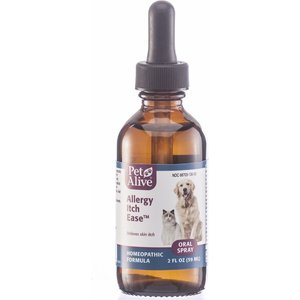 PetAlive Allergy Itch Ease Homeopathic Medicine for Allergies for Dogs & Cats, 2-oz spray