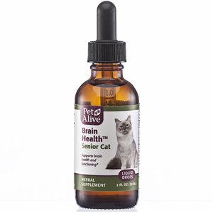 PETALIVE Brain Health Booster Senior Cat Supplement, 2-oz bottle ...