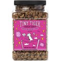 Tiny Tiger Crunchy Bunch, Fearless Feathers & Gracious Gills, Chicken & Seafood Flavor Cat Treats, 20-oz tub