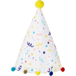 Frisco Confetti Dog & Cat Birthday Hat, Medium/Large