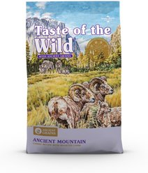 Taste of the Wild Ancient Mountain with Ancient Grains Dry Dog Food, 28-lb bag