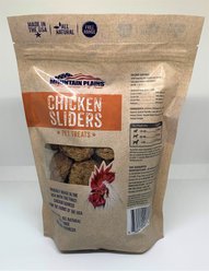 Mountain Plains All American Pet Treats Chicken Sliders Grain-Free Free Range Dog Treats, 1-lb bag slide 2 of 6