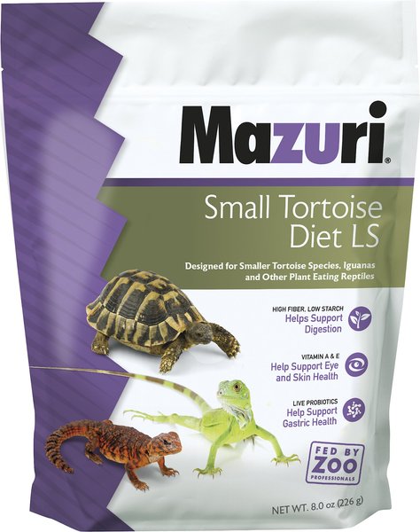 Mazuri Small Tortoise LS (Low Starch) Food, 8-oz bag slide 1 of 8