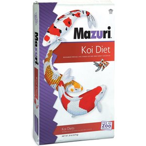 Mazuri Koi Platinum Nuggets for Fish 6-12 Inches Food, 20-lb bag
