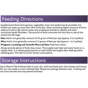 Mazuri Mouse & Rat Food, 25-lb bag