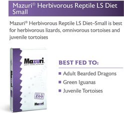 Mazuri Herbivorous Reptile Food, 25-lb bag slide 2 of 7