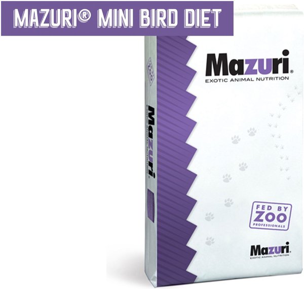 Mazuri Mini Bird Food, 25-lb bag slide 1 of 9