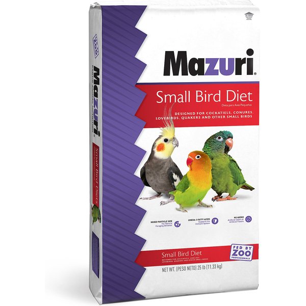 MAZURI Large Bird Food, 25lb bag