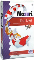 Mazuri Koi Platinum Ogata for Fish Over 12 Inches Food, 20-lb bag