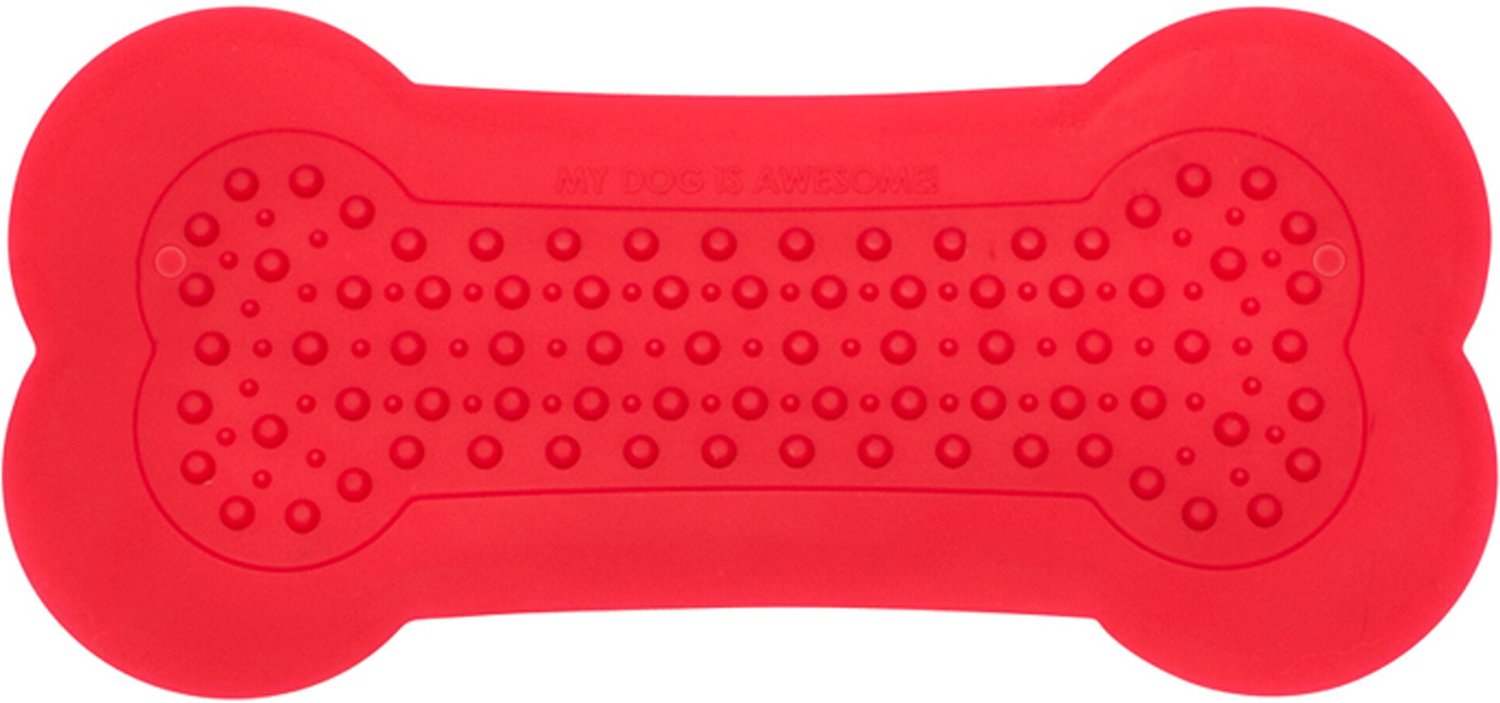 LICK LICK PAD Dog Distraction Lick Mat, Large, Red