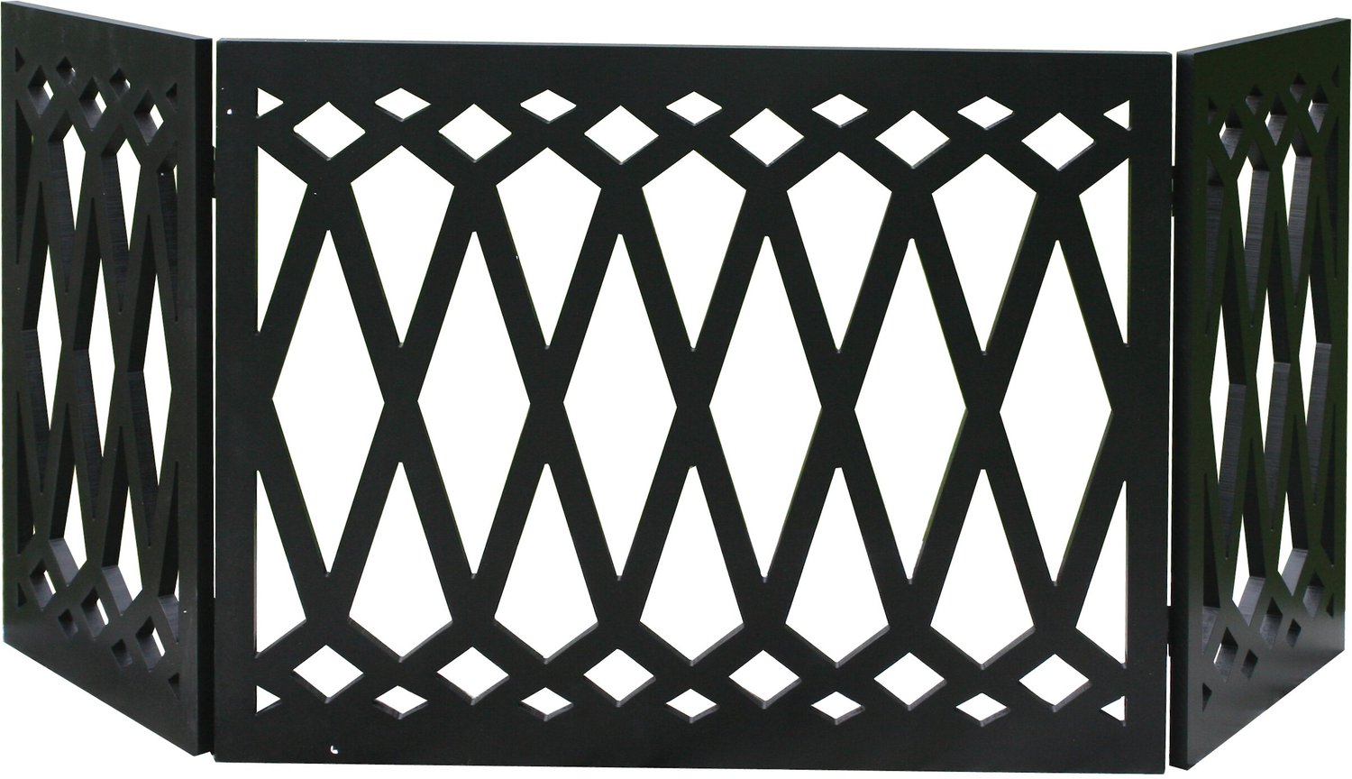 ETNA 3 Panel Diamond Pet Gate, Black - Chewy.com