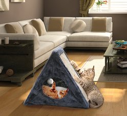 Etna Fold Away Cat Condo, Gray slide 2 of 2
