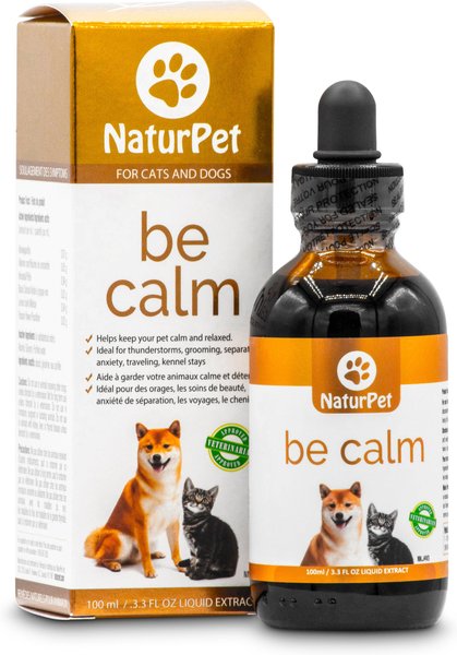 NaturPet Be Calm Pet Supplement, 100-ml bottle slide 1 of 6