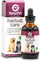 NaturPet Liquid Hairball Control Supplement for Cats & Dogs, 100-ml bottle