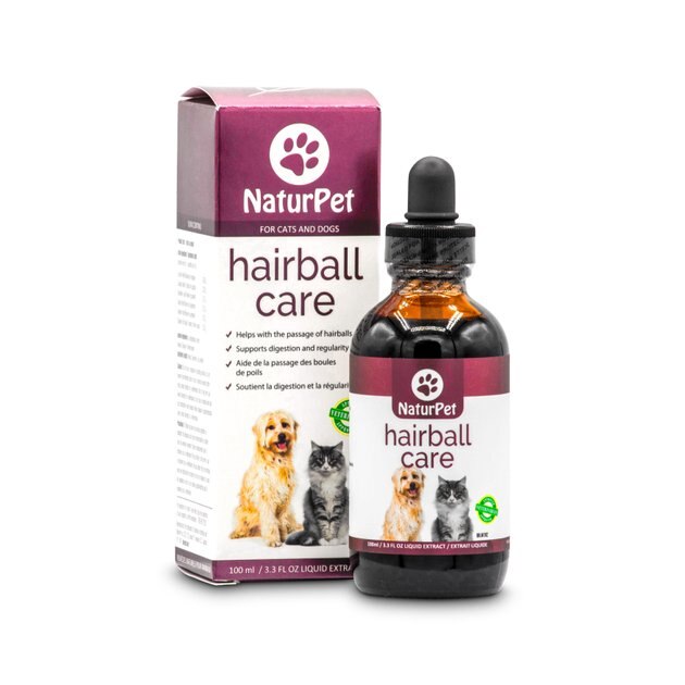 NATURPET Liquid Hairball Control Supplement For Cats & Dogs, 100-ml ...