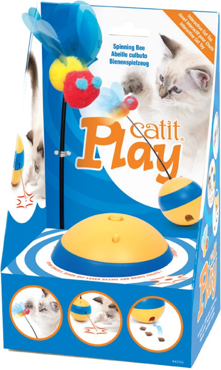 Catit Play Spinning Bee Interactive Cat