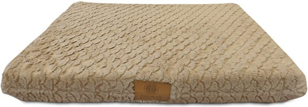 American Kennel Club AKC Scalloped Orthopedic Dog Crate Mat, Tan, 36 x 23-in slide 1 of 1