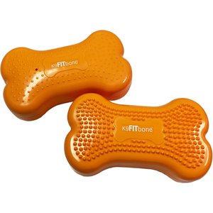FitPAWS K9FITbone Dog Training Mini Regular Balancing Bone, Mango, 2 count