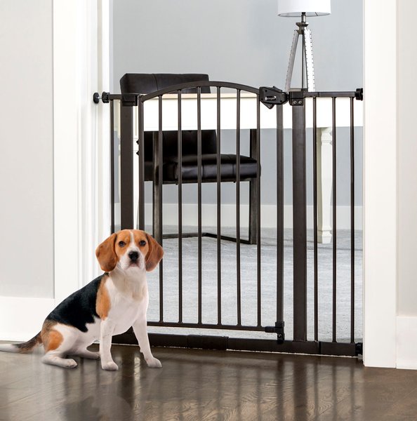 Regalo Pet Products Wide Arched Decor Dog Gate, Bronze, 35-in slide 1 of 2