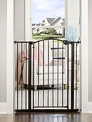 Regalo Pet Products Extra Tall Arched Decor Dog Gate, Bronze, 35-in