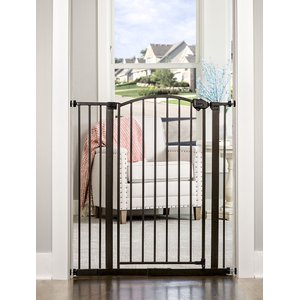 Regalo Pet Products Extra Tall Arched Decor Dog Gate, Bronze, 35-in
