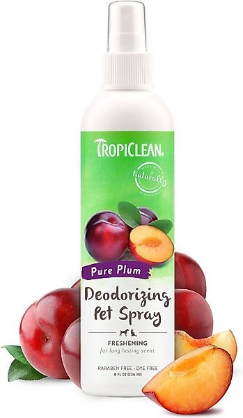 TropiClean Pure Plum Deodorizing Dog & Cat Spray, 8-oz bottle slide 1 of 8