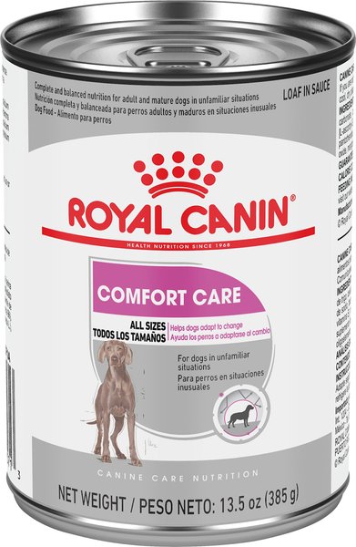Royal Canin Canine Care Nutrition Comfort Care Loaf in Sauce Canned Dog Food, 13.5-oz, case of 12 slide 1 of 7