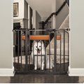 Carlson Pet Products Design Paw Extra Wide Dog Gate, Black, 30-in
