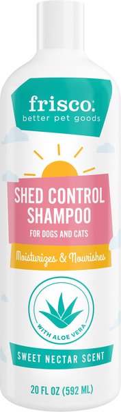 Frisco Shed Control Shampoo with Aloe for Dogs & Cats, 20-oz bottle slide 1 of 4