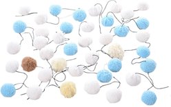 Armarkat Ball & String Plush Kitten Toy, Color Varies, 40 count