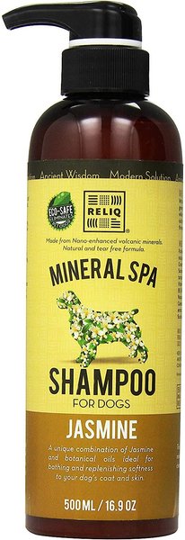 RELIQ Mineral Spa Jasmine Pet Shampoo, 16.9-oz bottle slide 1 of 3