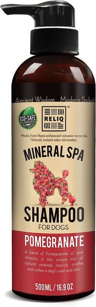 RELIQ Mineral Spa Pomegrante Pet Shampoo, 16.9-oz bottle slide 1 of 2