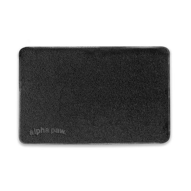 SMILING PAWS PETS Cat Litter Mat, Black, XLarge