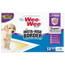 Four Paws Wee-Wee Super Absorbent Dog Pee Pads with Insta-Rise Border, 22 x 23-in, 50 count