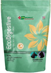 Vet Organics EcoDigestive Probiotic & Enzyme Support Dog & Cat Supplement, 4-oz bag